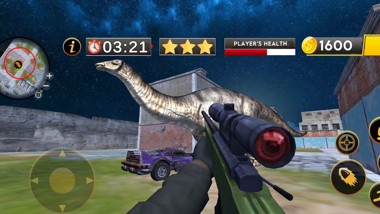 Sniper Dino Hunting Games 3D Android Gameplay #2 - YouTube