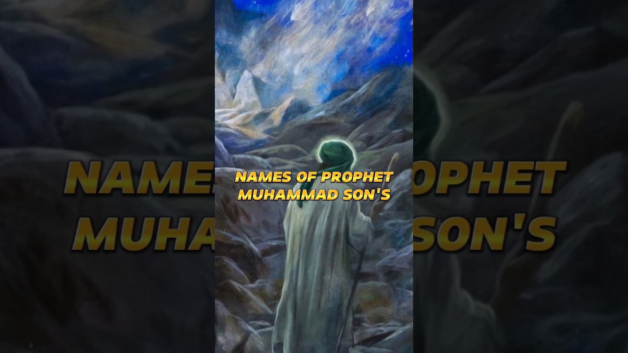 Name of prophet Muhammad son's