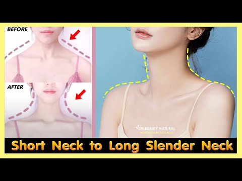 How to make your short neck to long slender neck | Neck taller Exercises & Yoga.