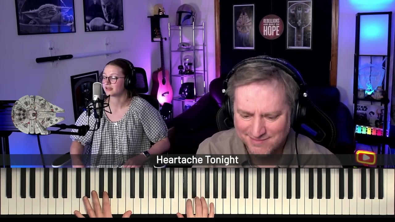 Heartache Tonight | EB Lounge Live Performance | Piano Duet