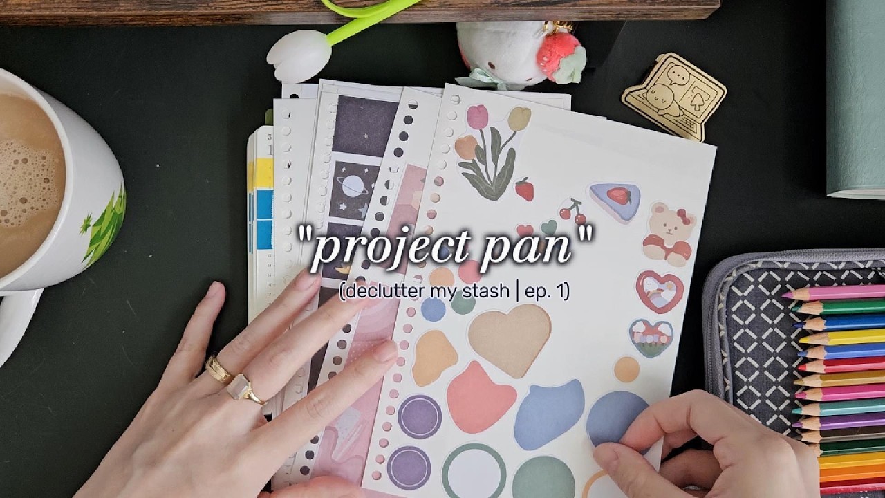 stationery | declutter my stash | ep. 1