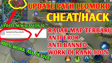 UPDATE OKTOBER || CHEAT RADAR MAP ANTI ERROR PATCH LEOMORD 100%WORK DI RANK NO ROOT - Mobile Legends
