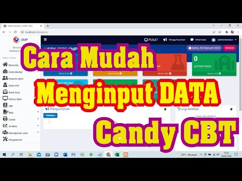 Cara Mudah Input Data Di Puspendik CBT 2022 | Cepat Tanpa Ribet