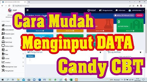 Cara Mudah Input Data Di Puspendik CBT 2022 | Cepat Tanpa Ribet
