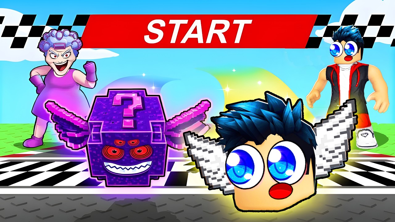 JE SUIS DEVENU UN LUCKY BLOCK DE COURSE POUR VOLER DES BRAINROTS SUR ROBLOX