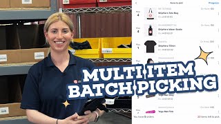 Multi Item Batch Picking with ShipHero's Warehouse Management System + Mobile App