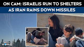 Iran Attacks Israel | Israelis Run To Shelters After Sirens Alert Them To Incoming Iranian Missiles