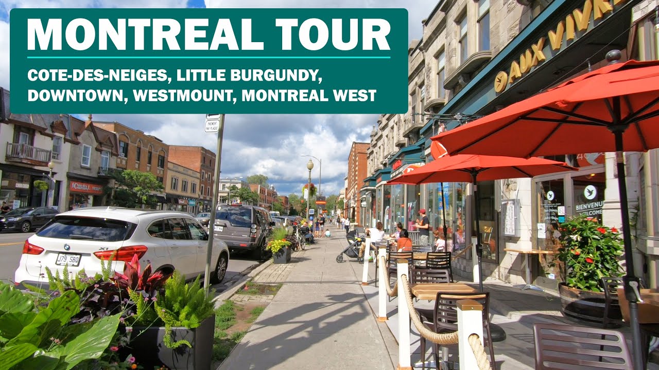 Montreal Walking Tour Compilation Video Summer 2020 Downtown, Westmount, NDG