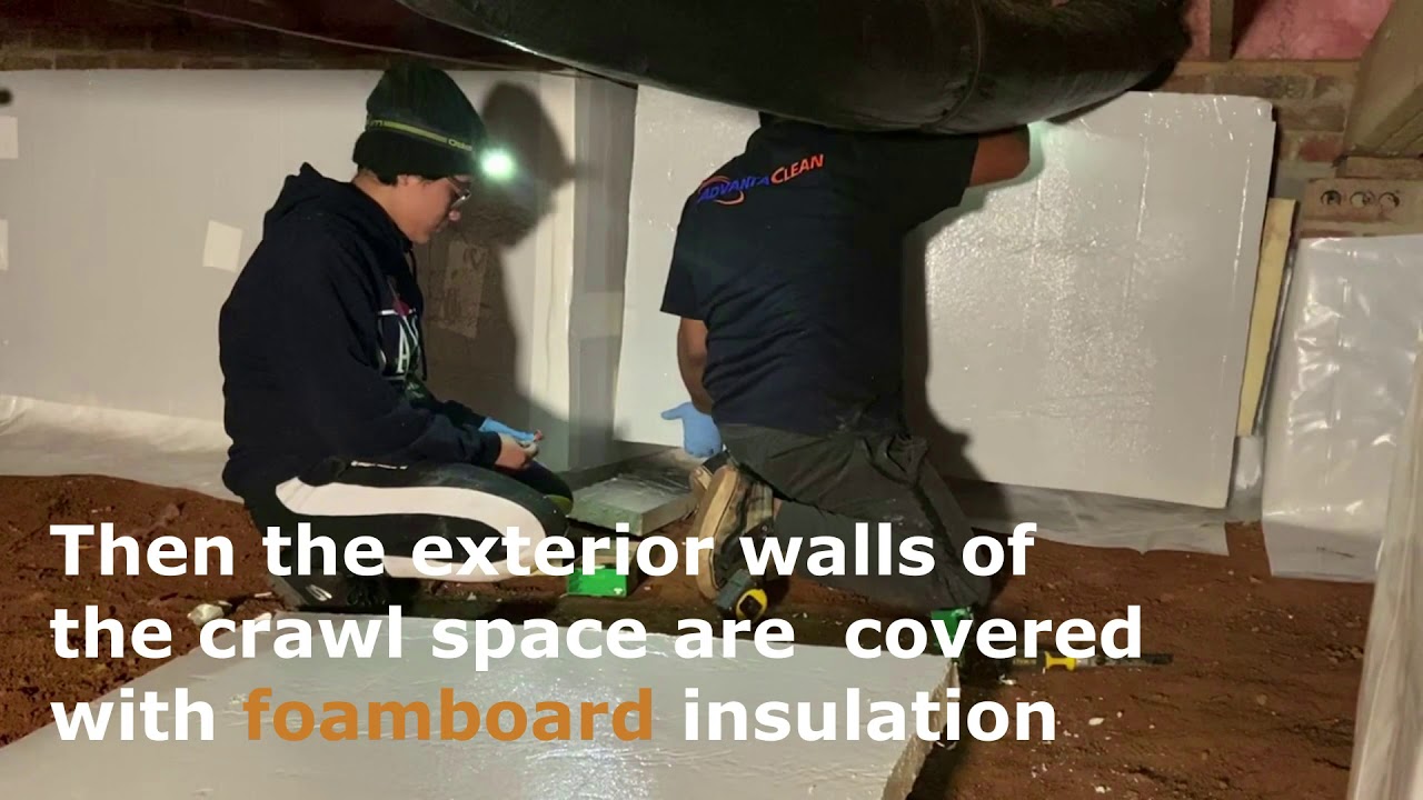 AdvantaClean Crawl Space Encapsulation Process - YouTube