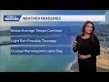 Slight shower chance