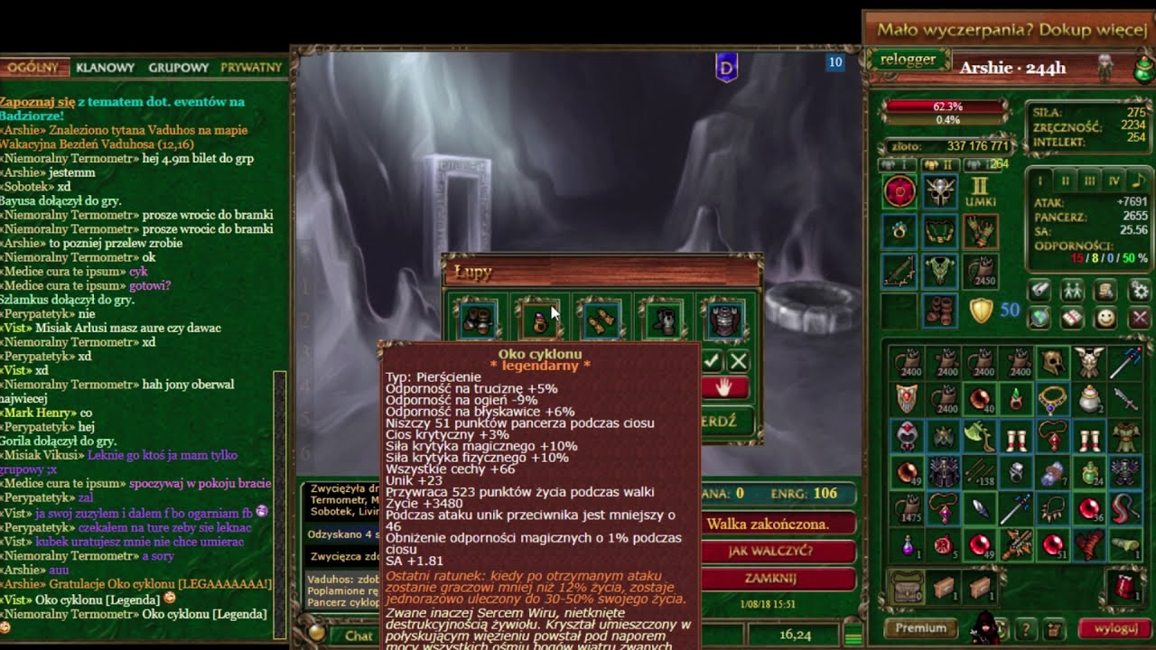 Margonem - Badzior 2017-2020