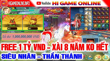 VLTK Mobile Lậu 23 Phái - Tặng 1Tỷ Tiền WEB - Free 100% KNB & Ngân Sức, Tăng Điểm Như Võ Lâm 1