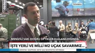 Tgrt Haber Yerli Ve Milli M2 Uçak Savarımız Saha Expo 2021De