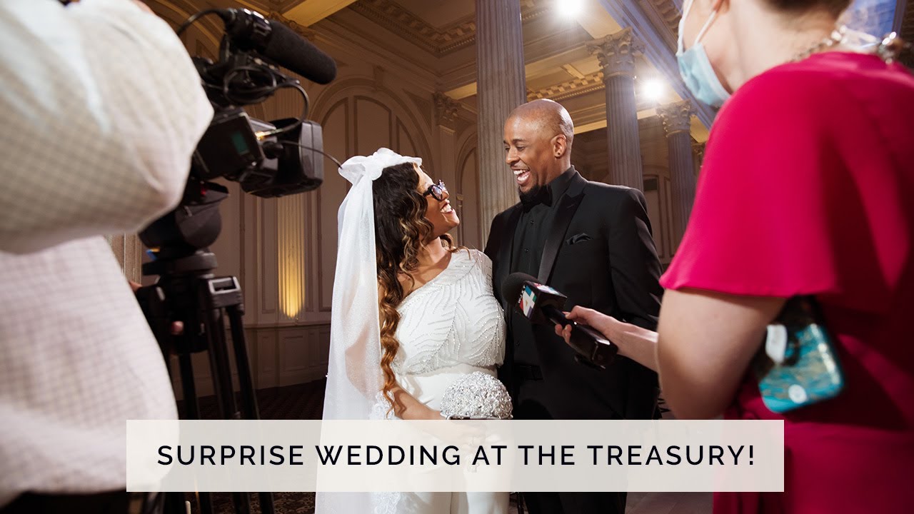 Surprise Wedding at St Augustine Wedding Venue The  Treasury on The Plaza