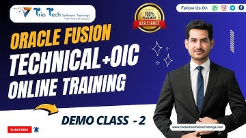 Oracle Fusion Technical + OIC Training | Hands-On Real-Time Integrations Explained | Demo Class -2