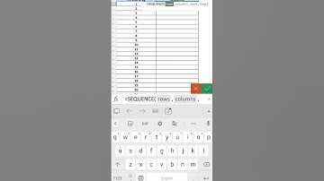 SEQUENCE formula in excel/Serial numbers in excel/Number upto 5000 Excel tricks