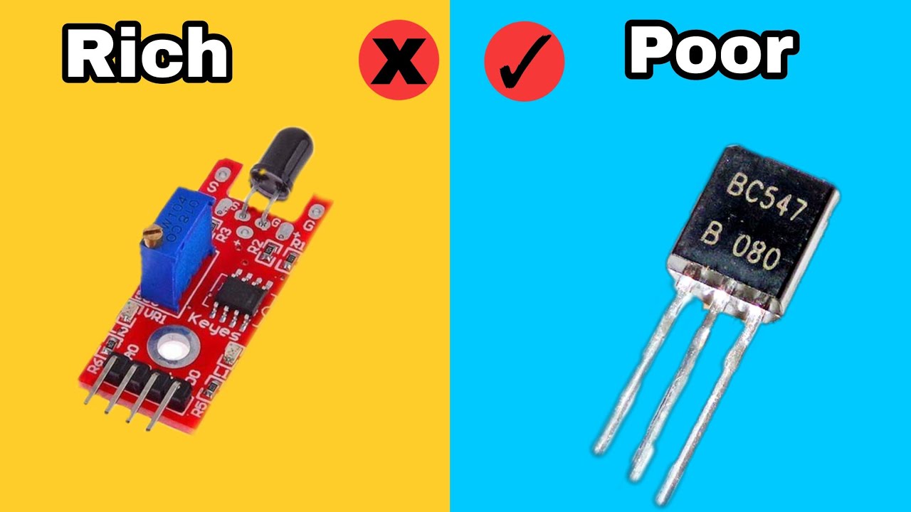 How To Make Fire Alarm using bc547 transistor YouTube
