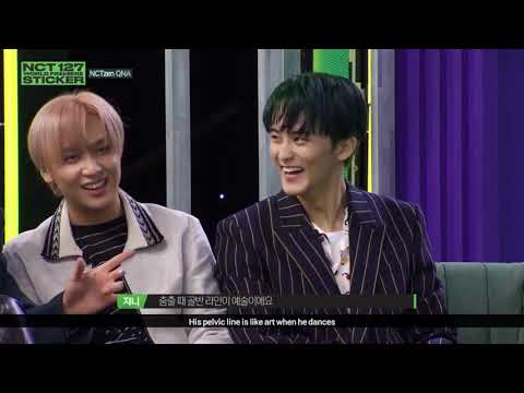 NCT 127's Johnny is jealous of Haechan's pelvic line