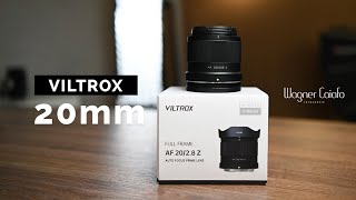 Viltrox 20mm na prática