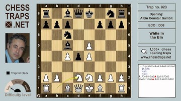 0923 Albin Counter Gambit White in a Bin