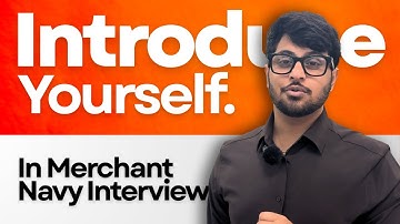 How To Perfectly Introduce Yourself in Merchant Navy Sponsorship Interview| Dropper Students Special