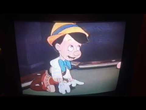 Pinocchio 1940 Playing Billiard Pool Table