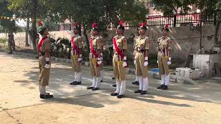 Squad drill..@bharticollege1647 by @gbpitncc6628 Ncc ￼￼parade..🔥 #khaki #rdc #airforce