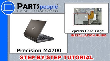 Dell Precision M4700 (P21F001) Express Card Cage How-To Video Tutorial