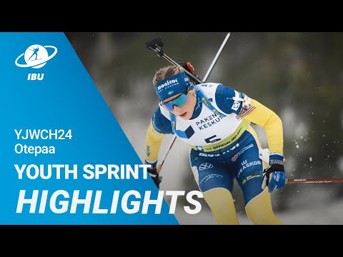 YJWCH24 Otepaa: Youth Women Sprint Highlights