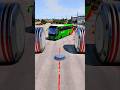 Giant Rollers vs School Bus Epic Crash Test 😱 | Realistic Destruction #BeamNGDrive #CrashTest