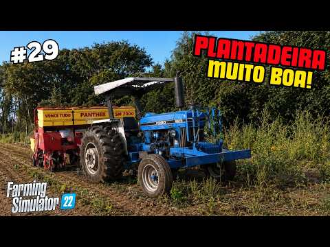 CONSEGUI UMA PLANTADEIRA ALUGADA PARA FAZER O PLANTIO - FAZENDA ESPERANÇA - FARMING SIMULATOR 22 #29