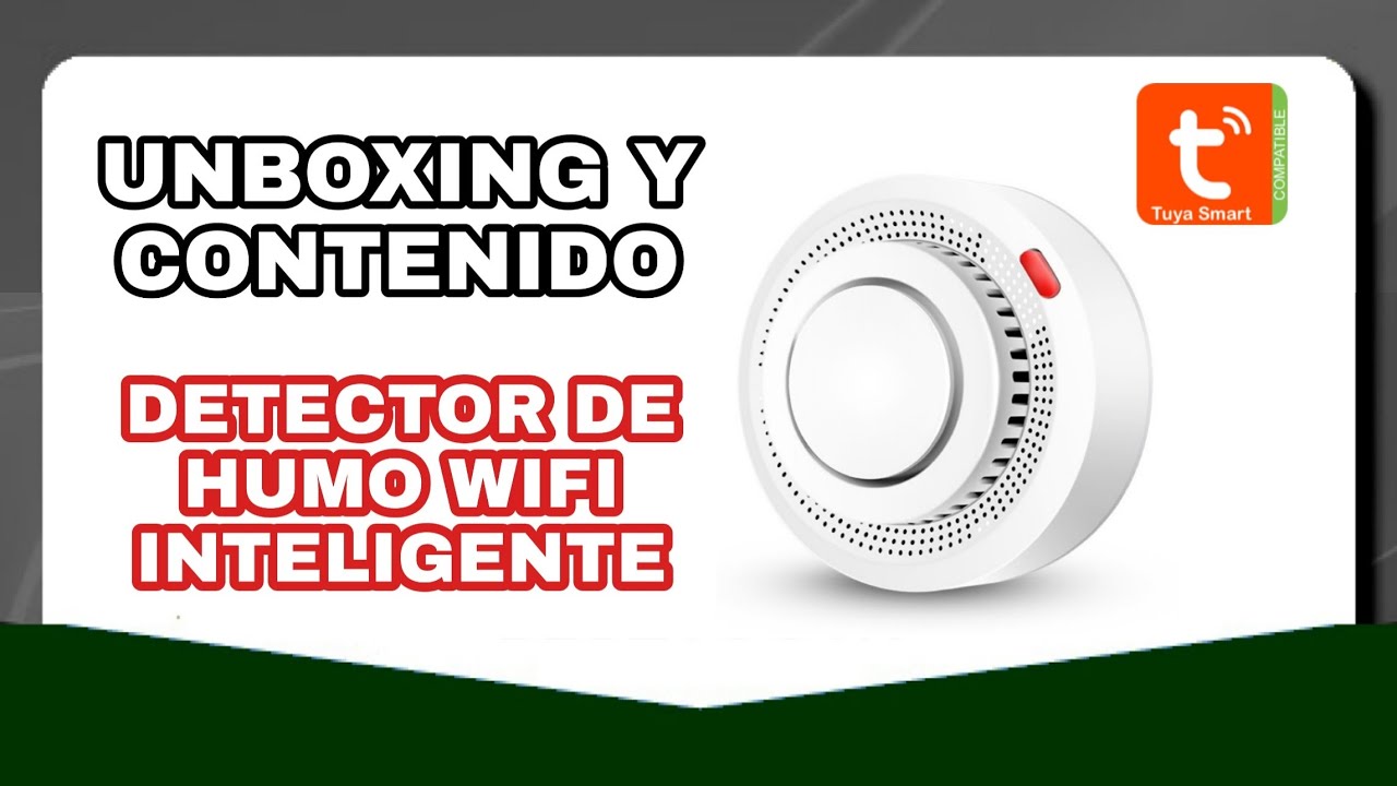 Sensor Humo Wifi con App TUYA Alarma Sirena Casa Fuego Detector - Productos  Integra SRL