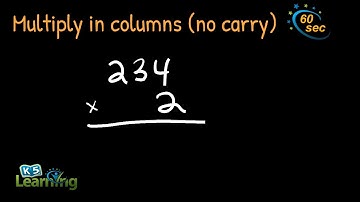 Multiplying in Columns (No Carry) | Example