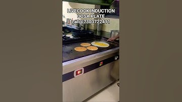 LIVECOOK INDUCTION DOSA PLATE @livecook #electricstove #dosa #utappam #kitchen #southindianfood