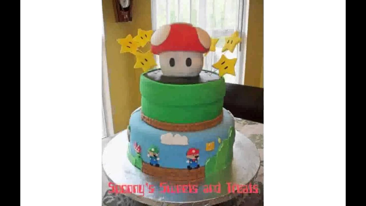 Super Mario Bros Cake Decorations - YouTube