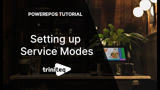 Triniteq's PowerEPOS Tutorial: Setting up Service Modes Wealth