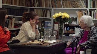 Curator Dana Miller and Carmen Herrera in an excerpt from The 100 Years Show