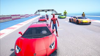 スーパーヒーローVSスーパーカーランボルギーニ！『GTA5』