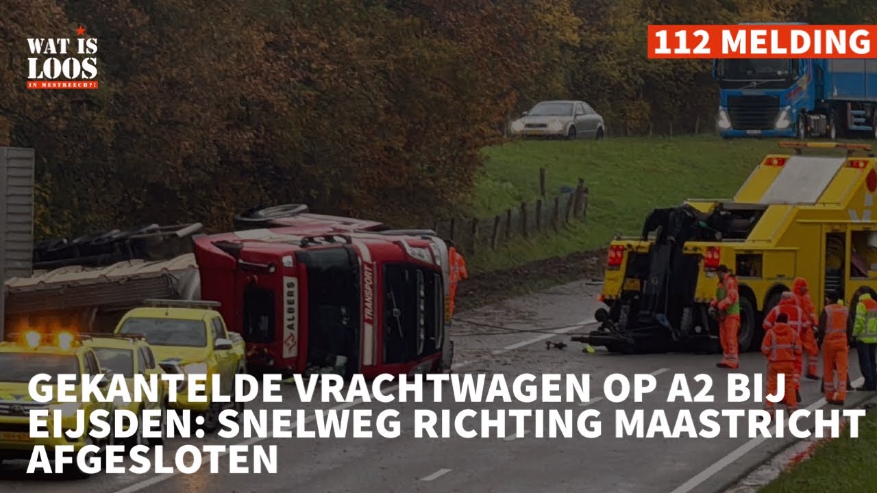 gekantelde-vrachtwagen-op-a2-bij-eijsden-snelweg-richting-maastricht