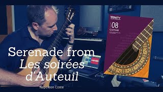 Les soirées d'Auteuil: Serenade Op. 23 (N. Coste) | Trinity College London Classical Guitar Grade 8