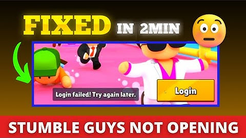 how to fix stumble guys login failed problem | stumble guys login error | stumble guys not login
