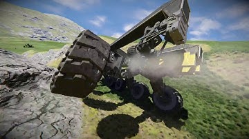 Space Engineers - Ultimate rover suspension test