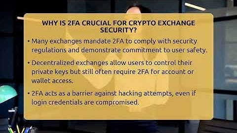 Why Is 2FA Crucial For Crypto Exchange Security? - All About Crypto Exchanges