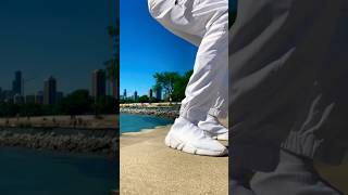 #coachgreen outside #lakefront #workout jumping #lakemichigan #chicago #view