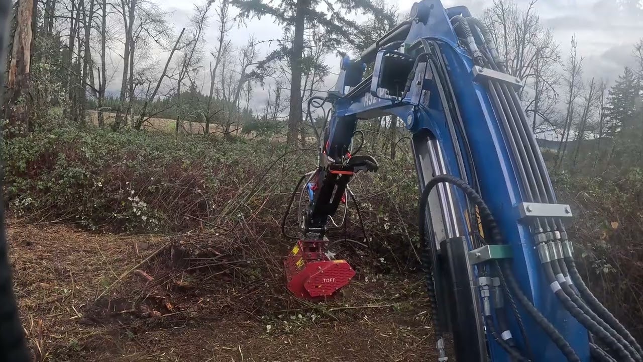 Flail Mower in Action with Rippa R32 Pro