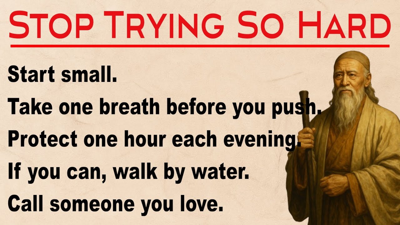 Learn English with Stories ⭐ Stop Trying So Hard | A2Level English Listening & Speaking Practice