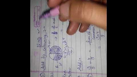 Class 4 :- Chapter 10 More On Fractions