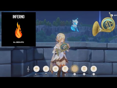 原神　インフェルノ　Mrs. GREEN APPLE PS5ナイトウィンド・ホルン　炎炎ノ消防隊op