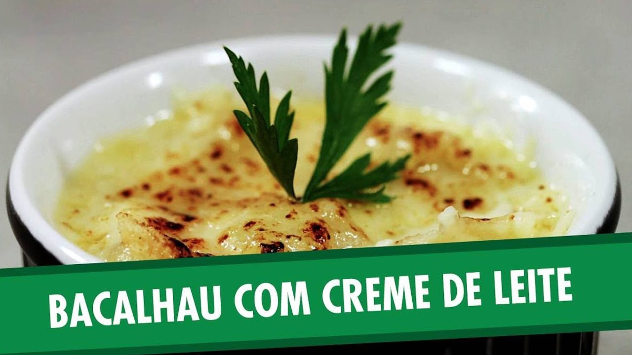 BACALHAU COM CREME DE LEITE