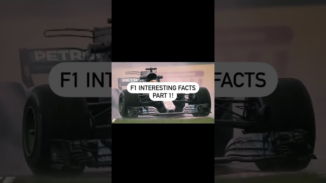 Interesting Facts about F1 shorts YouTube